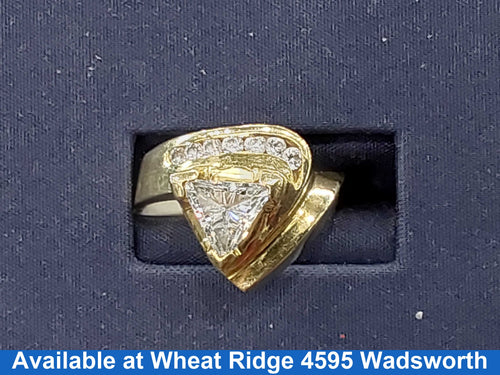 Women's Ring - Yellow Gold 14k (.585) 7.9 grams Size 9