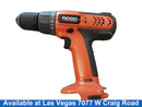 Ridgid R820011 Orange Cordless Standard Drill