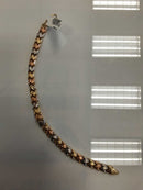 Bracelet - Tricolor Gold 14k (.585) 6.7 grams 10 inch