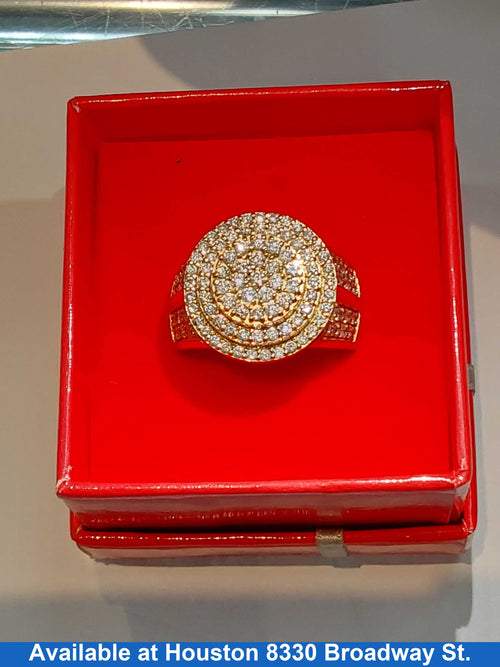 Men's Ring - Yellow Gold 10k (.417) 9.8 grams Size 10.5