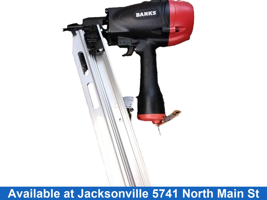 Banks Orange Pneumatic Framing Nailer