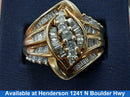 Women's Ring - Yellow Gold 10k (.417) 9.7 grams Size 20
