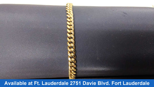 Bracelet - Yellow Gold 10k (.417) 6.7 grams 6 inch