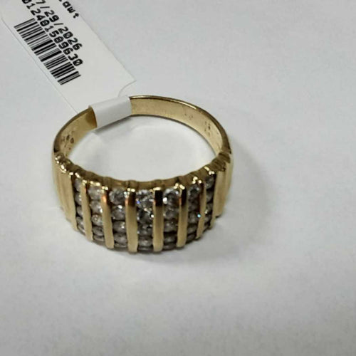 Women's Ring - Anniversary - Yellow Gold 14k (.585) 5.9 grams Size 9