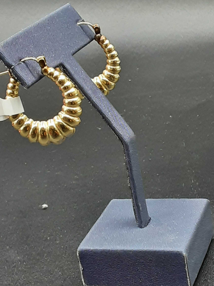 Shrimp Earrings - Yellow Gold 14k (.585) 2.8 grams