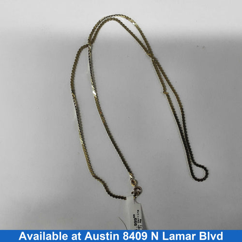 Herringbone Chain - Yellow Gold 14k (.585) 11.6 grams 20 inch