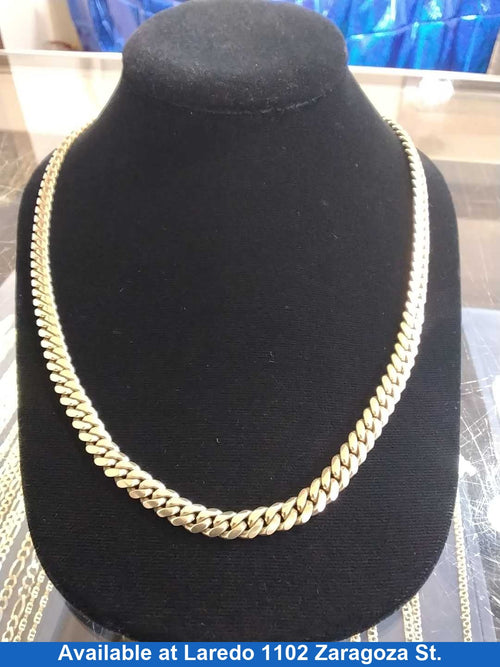 Cuban Link Chain - Yellow Gold 14k (.585) 87 grams 30 inch