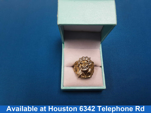 Men's Ring - Yellow Gold 10k (.417) 4.3 grams Size 10.5