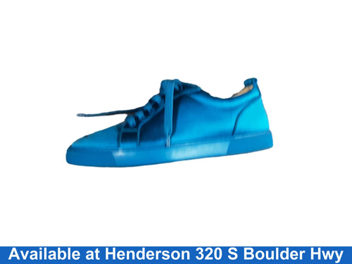 Christian Louboutin Rantulow Orlato Satin Sneaker Blue