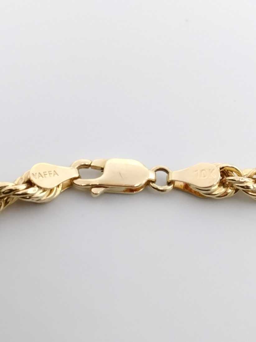 Rope Chain - Yellow Gold 10k (.417) 9.4 grams 25 inch