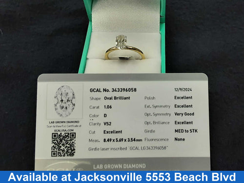 Women's Ring - Solitaire - Yellow Gold 14k (.585) 2.6 grams Size 8.5