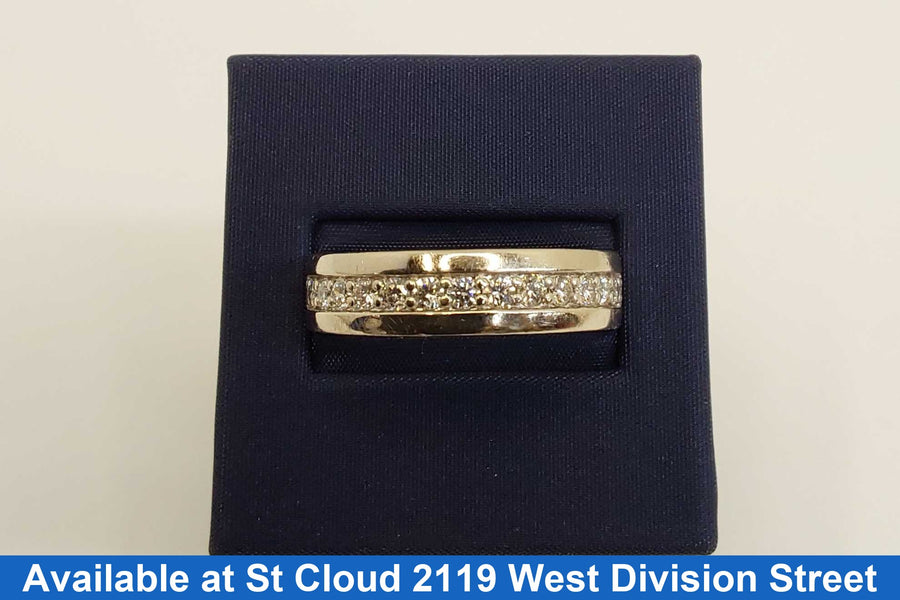 Men's Ring - White Gold 14k (.585) 8.6 grams Size 12