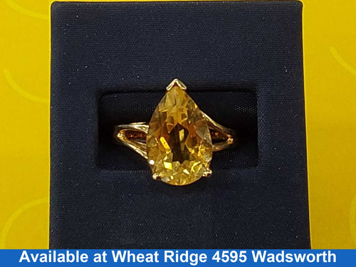 Women's Ring - Yellow Gold 10k (.417) 4.4 grams Size 6.5