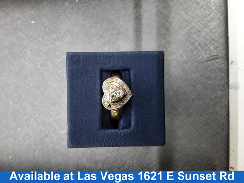 Women's Ring - Yellow Gold 14k (.585) 5.4 grams Size 5.5