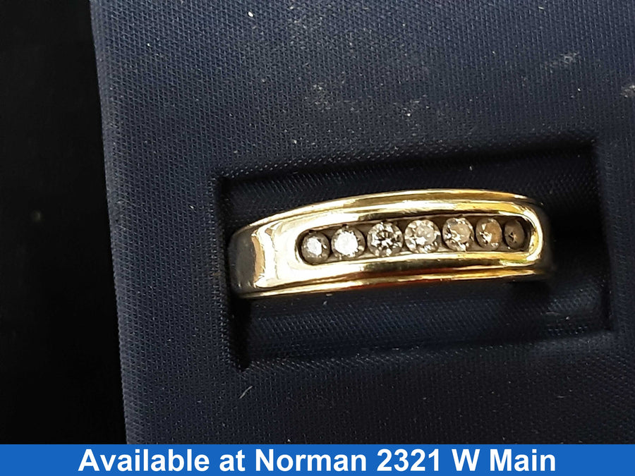 Ring - Wedding Band - Yellow Gold 10k (.417) 3 grams Size 9