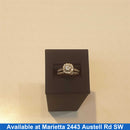 Ring - Engagement Set - White Gold 14k (.585) 5.9 grams Size 20