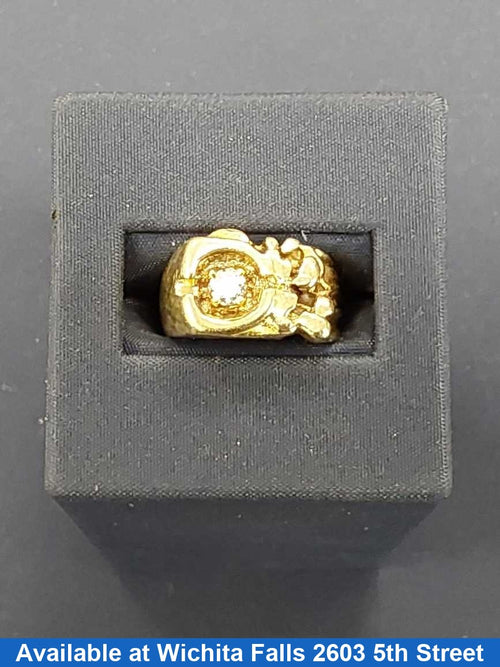 Men's Ring - Yellow Gold 14k (.585) 8.8 grams Size 20