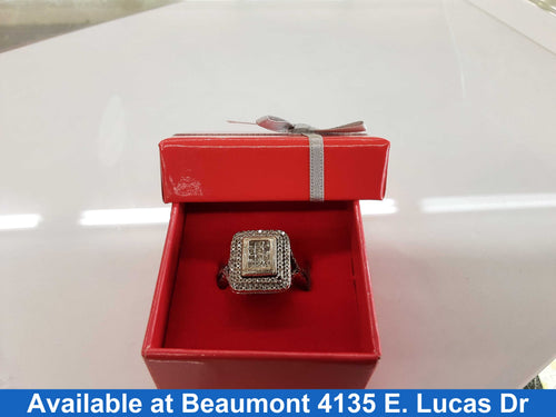 Ring - Wedding Set - White Gold 10k (.417) 5.9 grams Size 9