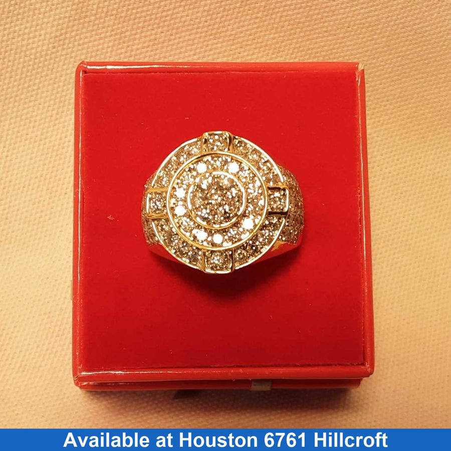 Men's Ring - Yellow Gold 10k (.417) 11.9 grams Size 9