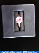 Women's Ring - Solitaire - Yellow Gold 10k (.417) 1.8 grams Size 9.5