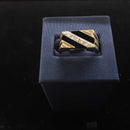 Men's Ring - Yellow Gold 10k (.417) 4.6 grams Size 8.5