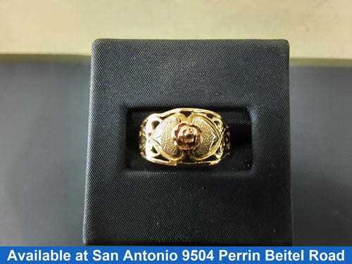 Women's Ring - Yellow Gold 10k (.417) 2.7 grams Size 20