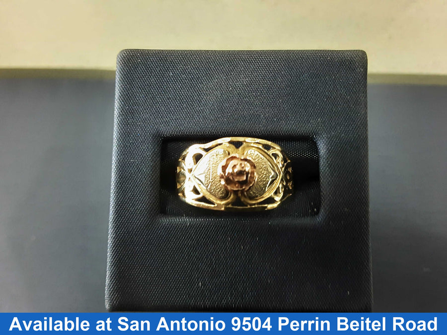 Women's Ring - Yellow Gold 10k (.417) 2.7 grams Size 20