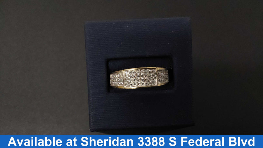 Women's Ring - Yellow Gold 10k (.417) 3.2 grams Size 11