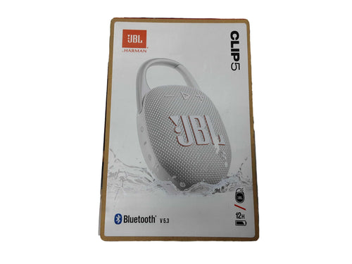 Jbl Clip 5 White Portable Speaker
