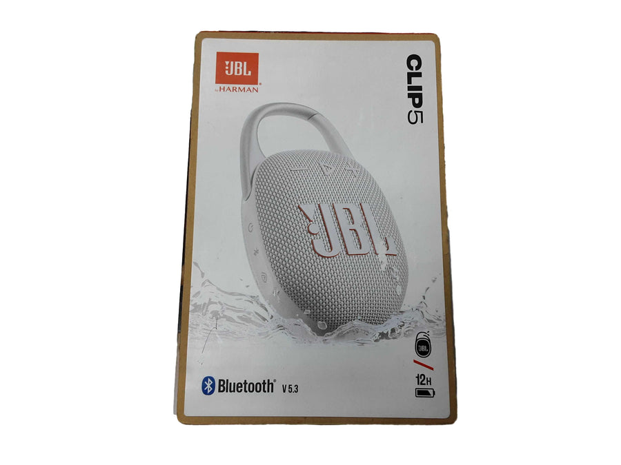 Jbl Clip 5 White Portable Speaker