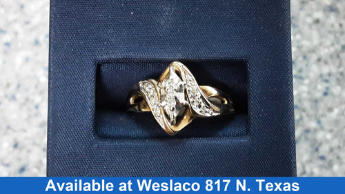 Women's Ring - Yellow Gold 10k (.417) 3.5 grams Size 7.5