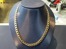 Cuban Link Chain - Yellow Gold 10k (.417) 26.3 grams 26 inch