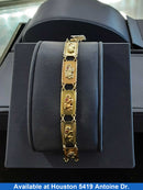 Bracelet - Tricolor Gold 14k (.585) 12.9 grams 7 inch