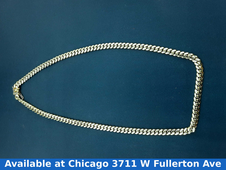Cuban Link Chain - Yellow Gold 14k (.585) 85.3 grams 19 inch