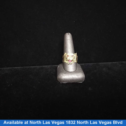 Men's Ring - Yellow Gold 10k (.417) 7.2 grams Size 5