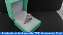 Ring - Wedding Set - White Gold 14k (.585) 8.8 grams Size 7