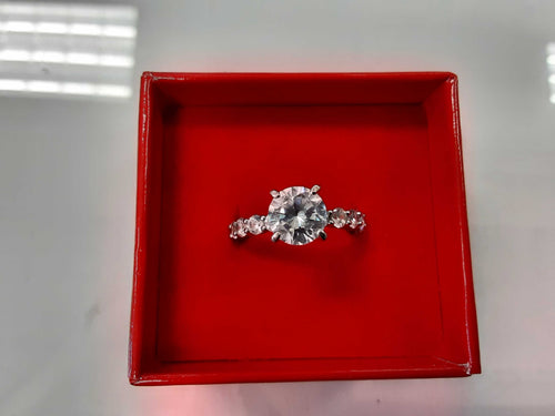Ring - Wedding Set - Silver 3.7 grams Size 7.5