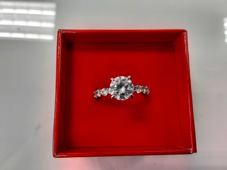 Ring - Wedding Set - Silver 3.7 grams Size 7.5