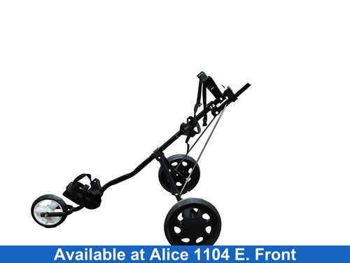 Black Golf Cart / Stand