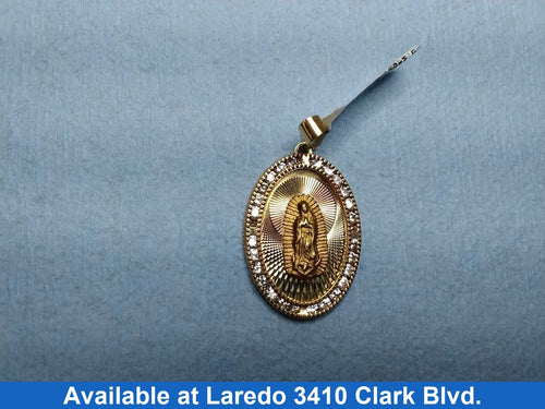 Religious Pendant - Tricolor Gold 10k (.417) 2.3 grams