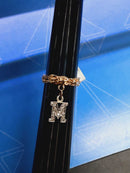 Women's Ring - Yellow Gold 10k (.417) 2.6 Grams Size 4.5