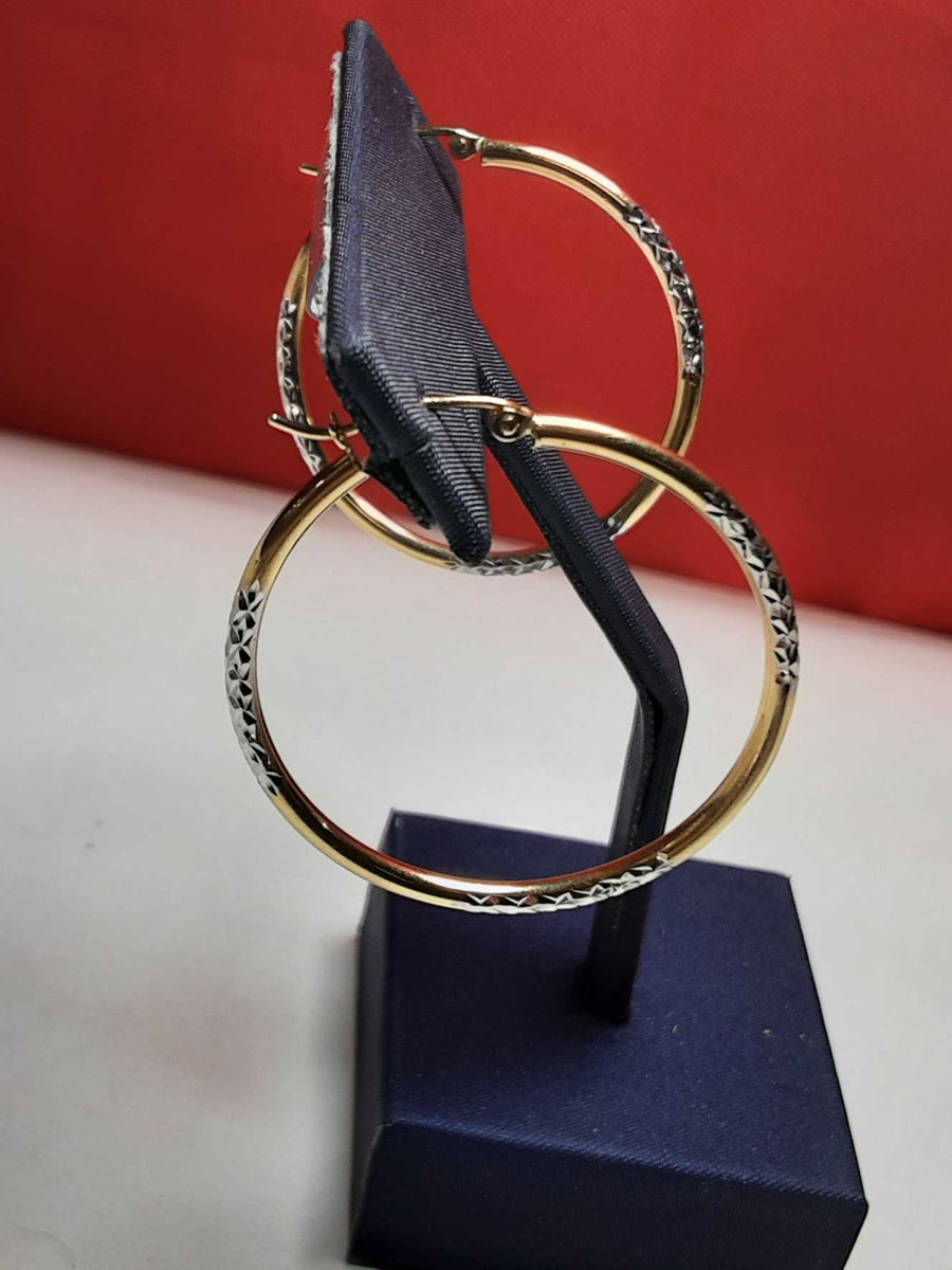 Bangle Earrings - Yellow Gold 14k (.585) 2.3 grams