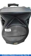 Quantum Audio Qdj15 Black Floor Speaker