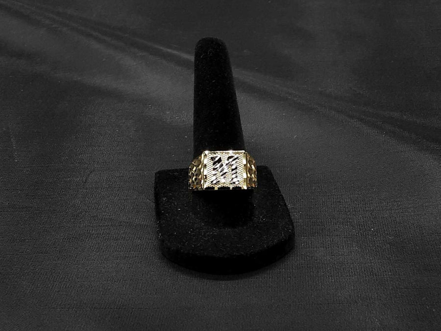 Men's Ring - Yellow Gold 14k (.585) 5.1 grams Size 9