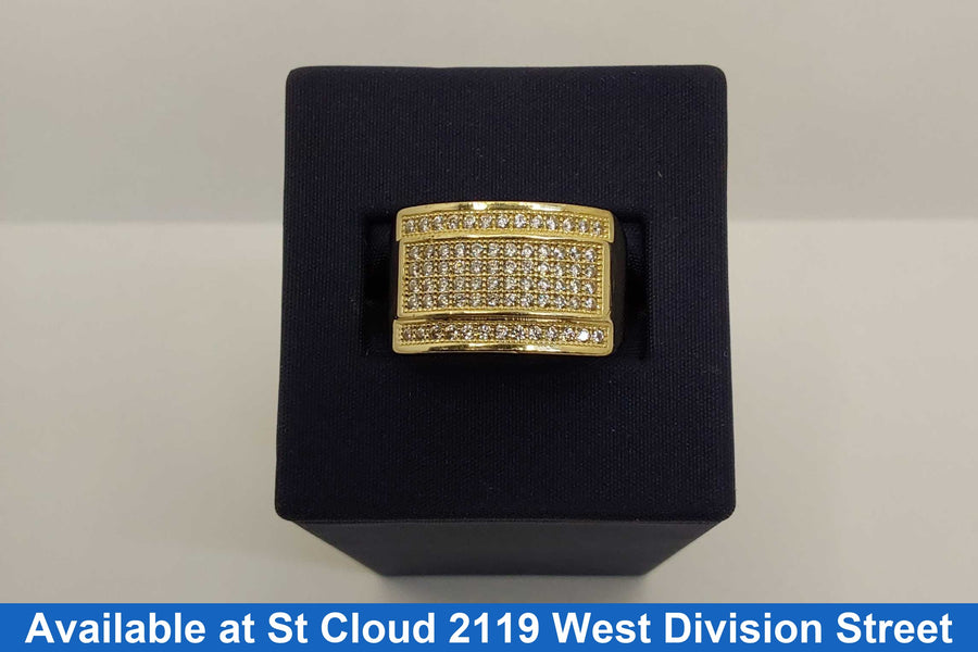 Men's Ring - Yellow Gold 10k (.417) 5.44 grams Size 8
