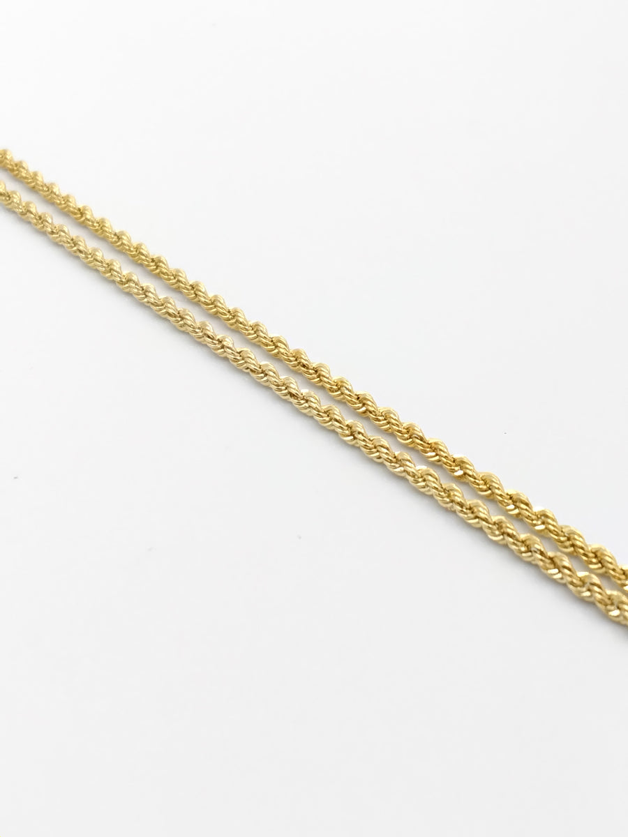Chain - Yellow Gold 14k (.585) 1.9 grams 18 inch