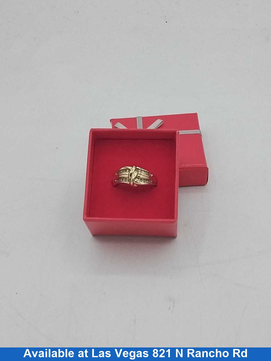 Women's Ring - Yellow Gold 14k (.585) 4.4 grams Size 20