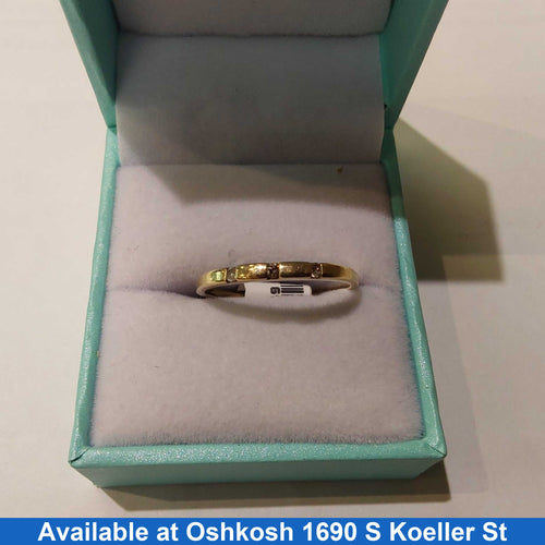 Women's Ring - Anniversary - Yellow Gold 10k (.417) 1.6 grams Size 10