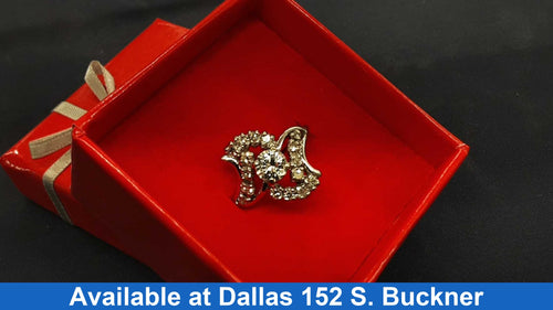 Women's Ring - White Gold 14k (.585) 3.9 grams Size 20
