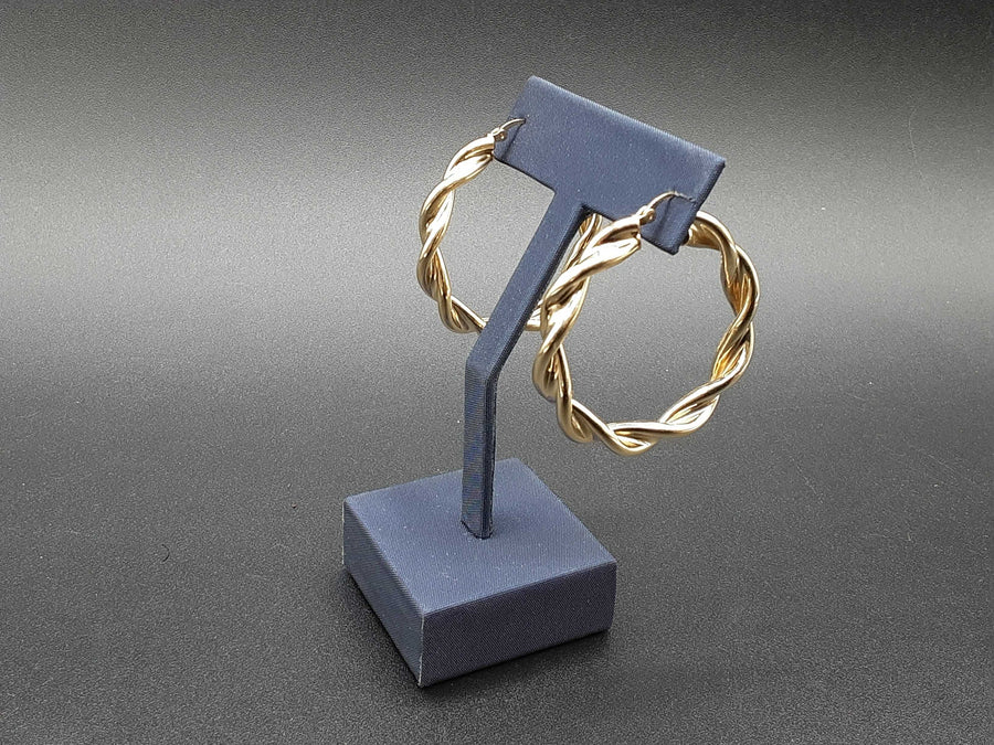 Hoop Earrings - Yellow Gold 14k (.585) 6.5 grams